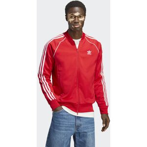 Adidas Originals Mens Adicolor Classics Sst Track Jacket - Red Recycled Material - Size X-Small