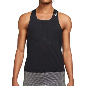 Nike Mens Dri-Fit Breathable Black Running Vest - Size 2xl