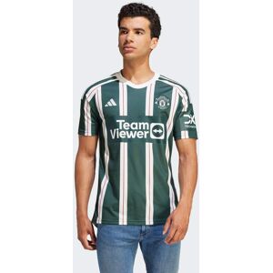 Adidas Performance Mens Manchester United 23/24 Away Jersey - Green Recycled_material - Size Small