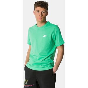 Nike Sportswear Club Mens T Shirt In Spring Green Jersey - Size Small
