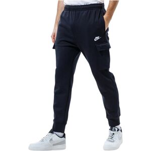 Nike Cd3129 Sportswear Club Fleece Mens Cargo Joggers Black Cotton - Size Medium