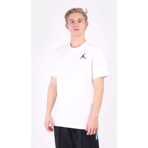 Nike Jordan Jumpman Embroidered Mens T Shirt In White Jersey - Size Large