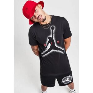 Nike Air Jordan Large Graphic Mens T Shirt In Black Jersey - Size Medium