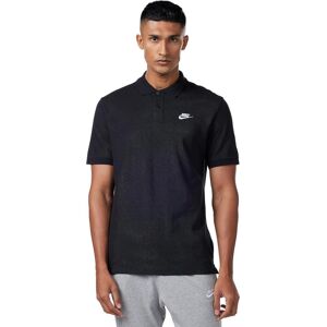 Nike Sportswear Club Mens Polo Shirt In Black Cotton - Size 2xl
