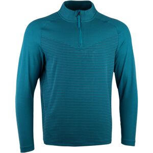 Nike Mens Vapor Half Zip Top (Bright Spruce/obsidian Blue/black) - Size Small