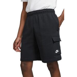 Nike Club Mens Cargo Shorts In Black Fleece - Size Large