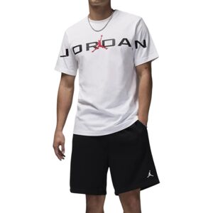 Nike Air Jordan Mens Stretch T Shirt In White Cotton - Size Large