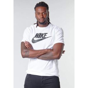 Nike Swoosh Futura Mens T Shirt In White Jersey - Size Large