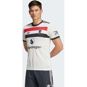 Adidas Performance Mens Manchester United 24/25 Third Authentic Jersey - Off-White Recycled Material - Size Medium