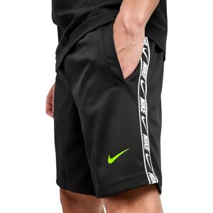 Nike Mens Shorts Repeat Fleece Cotton Sportswear - Black - Size Large