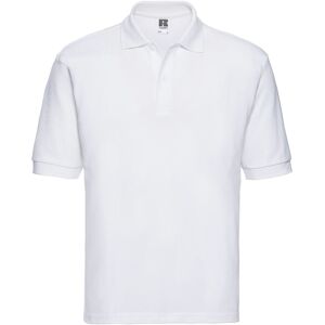 Russell Athletic Mens Polycotton Pique Polo Shirt (White) - Size 3xl Russell Athletic Mens Polycotton Pique Polo Shirt (White) - Size 3xl
