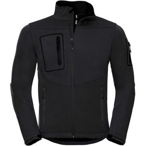 Russell Athletic Mens Sports Soft Shell Jacket (Black) - Size Large Russell Athletic Mens Sports Soft Shell Jacket (Black) - Size Large