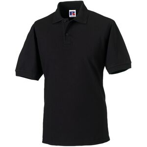 Russell Athletic Mens Polycotton Pique Hardwearing Polo Shirt (Black) - Size 3xl Russell Athletic Mens Polycotton Pique Hardwearing Polo Shirt (Black) - Size 3xl