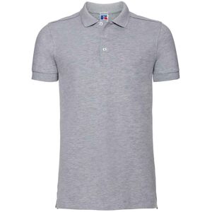 Russell Athletic Mens Pique Stretch Polo Shirt (Light Oxford) - Grey - Size 2xl Russell Athletic Mens Pique Stretch Polo Shirt (Light Oxford) - Grey - Size 2xl