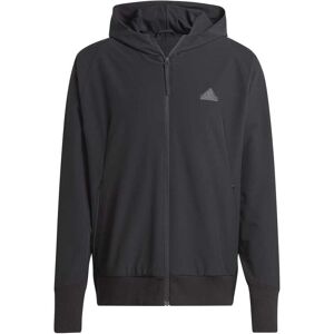 Adidas Mens Z.N.E. Woven Full-Zip Hooded Track Top In Black - Size Small Adidas Mens Z.N.E. Woven Full-Zip Hooded Track Top In Black - Size Small