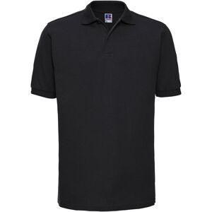Russell Athletic Mens Piqué Hardwearing Polo Shirt (Black) - Size 6xl Russell Athletic Mens Piqué Hardwearing Polo Shirt (Black) - Size 6xl