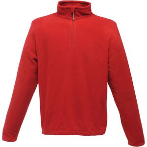 Regatta Mens Micro Zip Neck Fleece Top (170 Gsm) (Classic Red) - Size Small Regatta Mens Micro Zip Neck Fleece Top (170 Gsm) (Classic Red) - Size Small