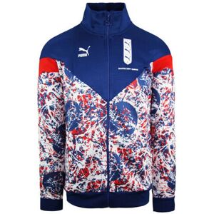 Puma Mens England 3 Lions Sleeve Zip Up Blue Red Men Football Track Jacket 656883 01 - Multicolour - Size X-Small Puma Mens England 3 Lions Sleeve Zip Up Blue Red Men Football Track Jacket 656883 01 - Multicolour - Size X-Small