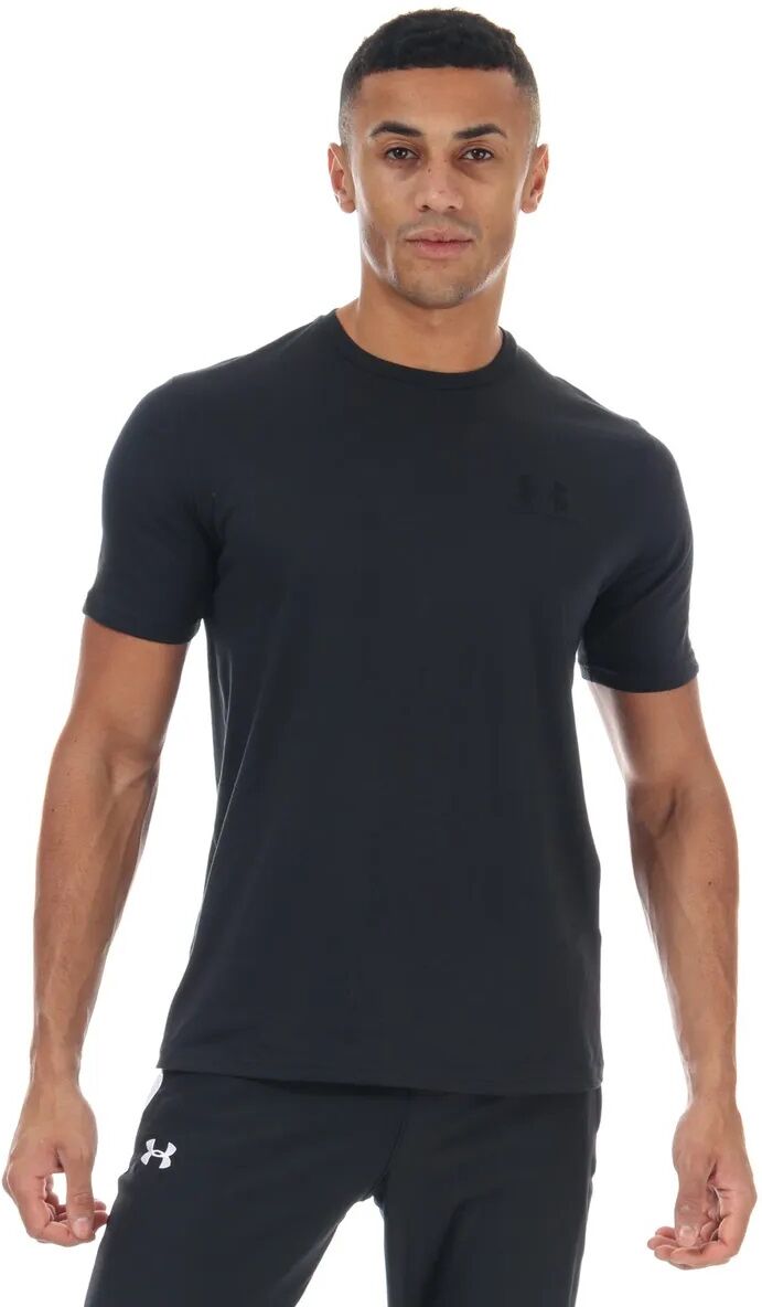 Under Armour Mens Sportstyle Left Chest Short Sleeve T-Shirt In Black Cotton - Size Large