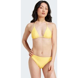 Adidas Originals Womens Adicolor Bikini Top - Orange Recycled Material - Size Small/medium