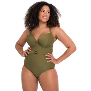 Curvy Kate Womens Retro Sun Halterneck Swimsuit - Green Nylon - Size 44ff Curvy Kate Womens Retro Sun Halterneck Swimsuit - Green Nylon - Size 44ff