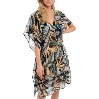 Fantasie Womens Bamboo Grove Kaftan - Black Polyamide - Size Large Fantasie Womens Bamboo Grove Kaftan - Black Polyamide - Size Large