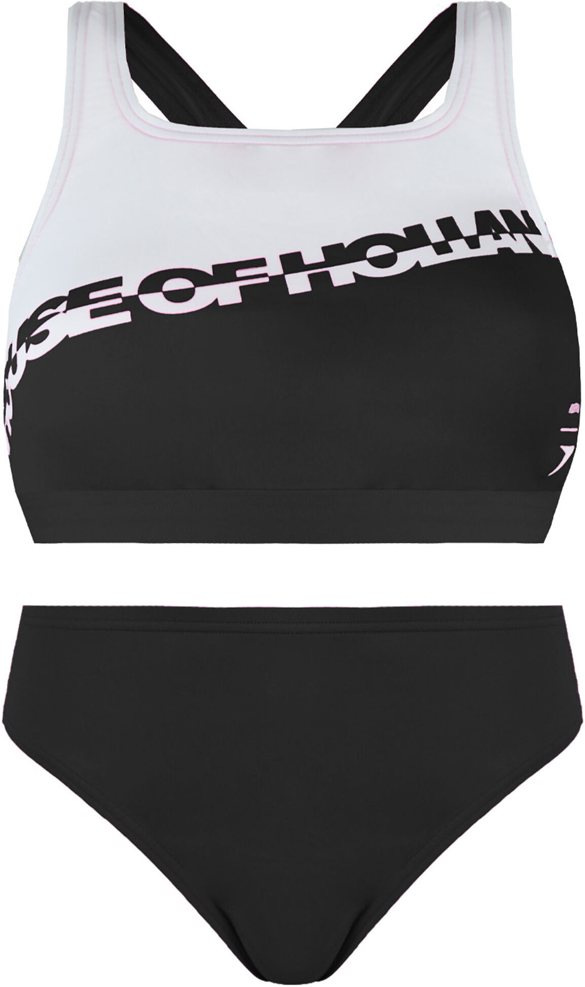 Speedo Womens Printed House Of Holland Blackwhite Women Two Pieces Swimsuit 8 121933503 - White - Size Medium