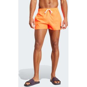 Adidas Sportswear Mens 3-Stripes Clx Very-Short-Length Swim Shorts - Coral Recycled Material - Size X-Large Adidas Sportswear Mens 3-Stripes Clx Very-Short-Length Swim Shorts - Coral Recycled Material - Size X-Large