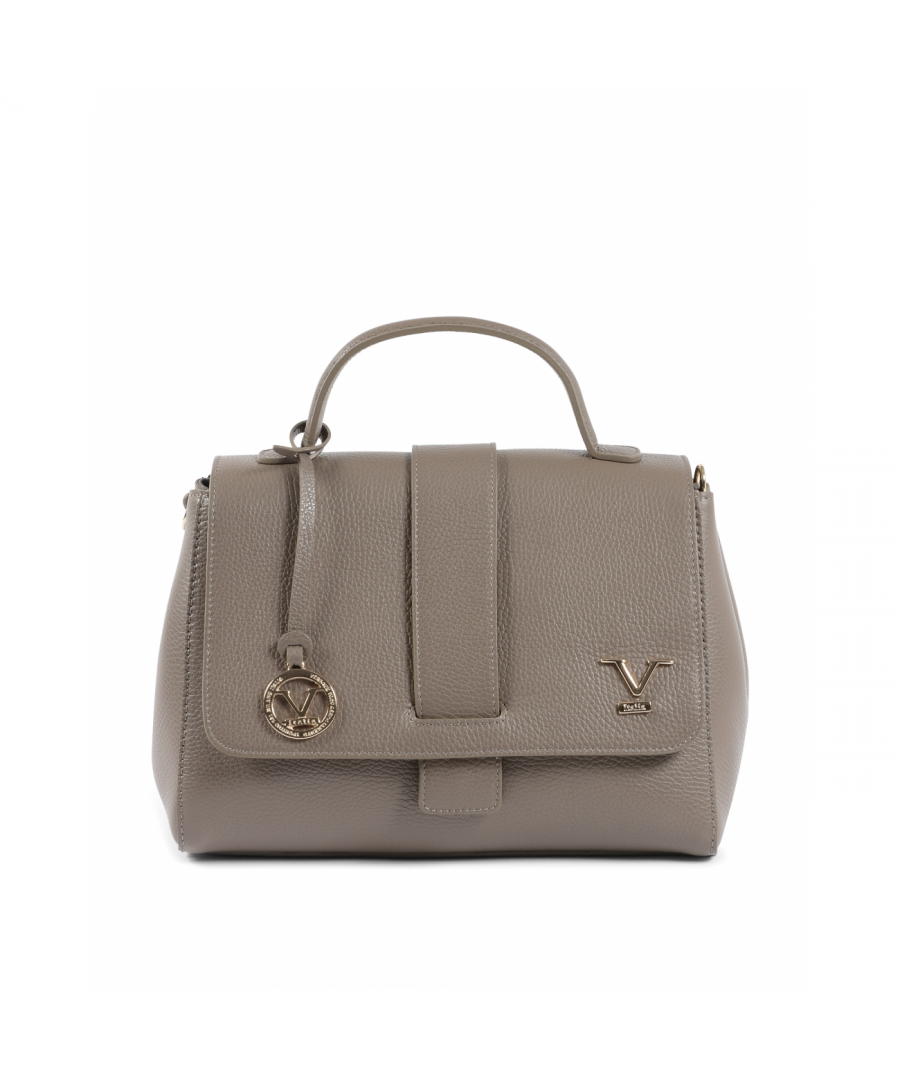 Versace 1969 Abbigliamento Sportivo Srl Milano Italia 19v69 Womens Handbag Taupe Bc10280 52 Dollaro Leather - One Size