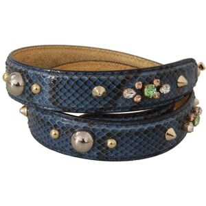 Dolce & Gabbana Womens Blue Leather Shoulder Bag Strap - One Size