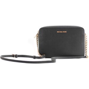 Michael Kors Womens Jet Set Item Crossbody Shoulder Bag - Black Leather - One Size
