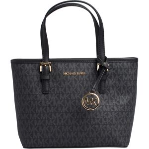 Michael Kors Womens Jet Set Travel Handbag 35t9gtvt0b For Women - Black - One Size