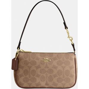 Coach Womens Nolita 19 In Signature Canvas - Dark Brown - One Size Coach Womens Nolita 19 In Signature Canvas - Dark Brown - One Size