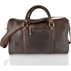 Woodland Leathers Mens Leather Brown Medium Size Travel Holdall 20.0" Central Zip Adjustable Shoulder Strap - One Size Woodland Leathers Mens Leather Brown Medium Size Travel Holdall 20.0" Central Zip Adjustable Shoulder Strap - One Size