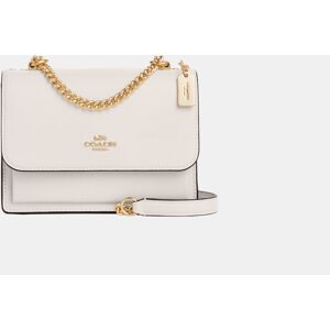 Coach Womens Crossgrain Leather Mini Klare Crossbody Bag - White - One Size Coach Womens Crossgrain Leather Mini Klare Crossbody Bag - White - One Size