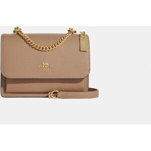 Coach Womens Crossgrain Leather Mini Klare Crossbody Bag - Beige - One Size Coach Womens Crossgrain Leather Mini Klare Crossbody Bag - Beige - One Size