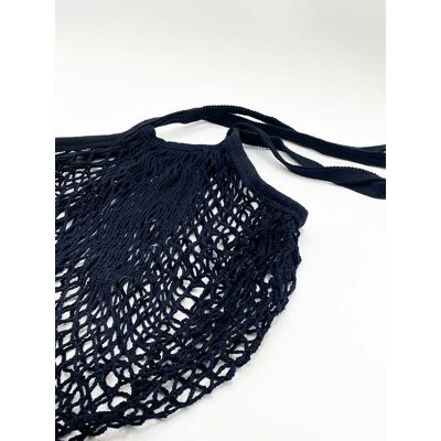 Svnx Womens Cotton Net Bag In Black - One Size Svnx Womens Cotton Net Bag In Black - One Size