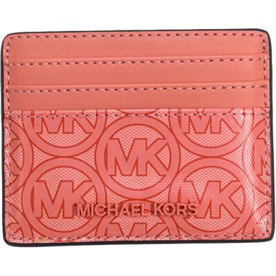 Michael Kors Red Rectangular Card Holder - Card Holder Michael Kors Red Rectangular Card Holder - Card Holder