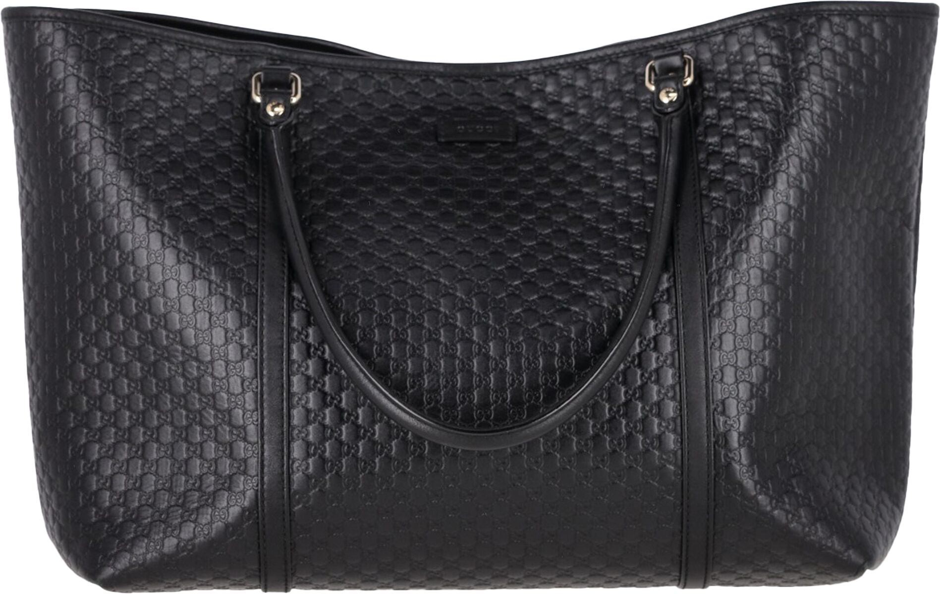 Gucci Pre-Owned Womens Large Joy Microguccissima Tote Bag In Black Leather - One Size