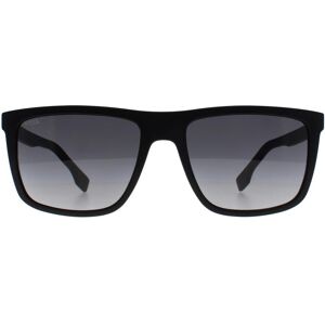 Hugo Boss Rectangle Mens Matte Black Dark Grey Gradient 1699/s - One Size