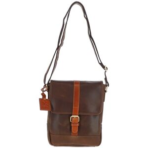 Fenland Sheepskin Mens Real Leather Flight Bag - Brown - One Size