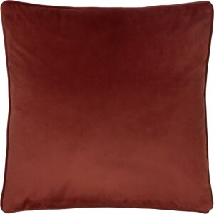 Evans Lichfield Opulence Soft Velvet Piped Cushion Cover - Orange - One Size Evans Lichfield Opulence Soft Velvet Piped Cushion Cover - Orange - One Size
