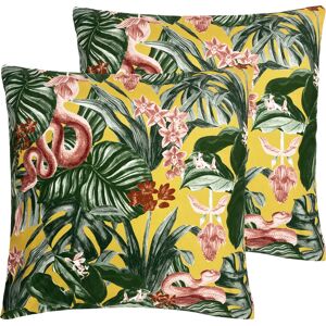 Furn. Medinilla Outdoor Cushions (Twin Pack) - Mustard - One Size Furn. Medinilla Outdoor Cushions (Twin Pack) - Mustard - One Size