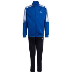 Adidas Sportswear Childrens Unisex Sereno Track Suit - Blue & White Recycled Material - Size 7-8y Adidas Sportswear Childrens Unisex Sereno Track Suit - Blue & White Recycled Material - Size 7-8y