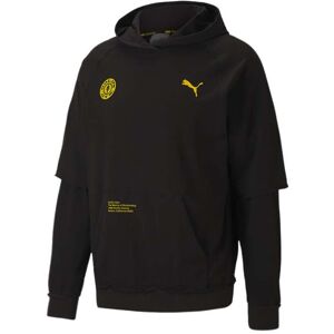 Puma X Gold'S Gym Raglan Mens Black Hoodie Textile - Size Small Puma X Gold'S Gym Raglan Mens Black Hoodie Textile - Size Small