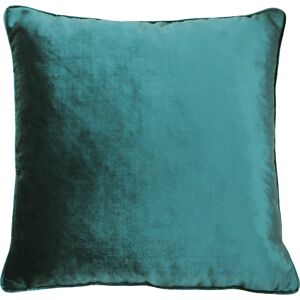 Paoletti Luxe Velvet Piped Cushion Cover - Teal - One Size Paoletti Luxe Velvet Piped Cushion Cover - Teal - One Size