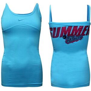 Nike Summer Forever Girls Tank Top Casual Vest Blue 422970 440 Textile - Size Medium Nike Summer Forever Girls Tank Top Casual Vest Blue 422970 440 Textile - Size Medium