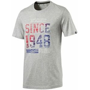 Puma Fun Summer 1948 Drycell Grey Regular Fit Mens T-Shirt 836592 04 Cotton - Size Small Puma Fun Summer 1948 Drycell Grey Regular Fit Mens T-Shirt 836592 04 Cotton - Size Small