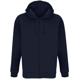 Sols Unisex Adult Carter Full Zip Hoodie (French Navy) - Size Medium Sols Unisex Adult Carter Full Zip Hoodie (French Navy) - Size Medium