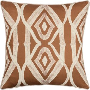 Wylder Tropics Cape Ikat Reversible Filled Cushion - Rust - Size 50 Cm X 50 Cm Wylder Tropics Cape Ikat Reversible Filled Cushion - Rust - Size 50 Cm X 50 Cm